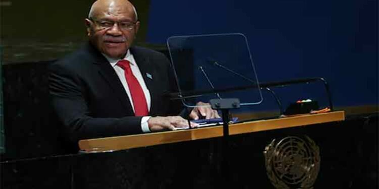 Fiji Prime Minister Rabuka wins Oceania medal at 75
