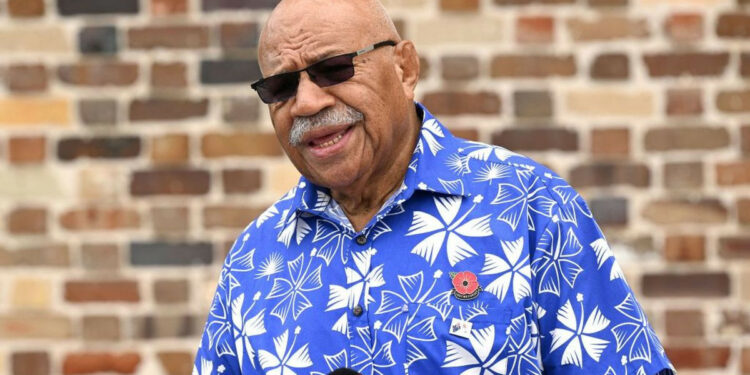 Fijian Prime Minister Sitiveni Rabuka. GETTY IMAGES