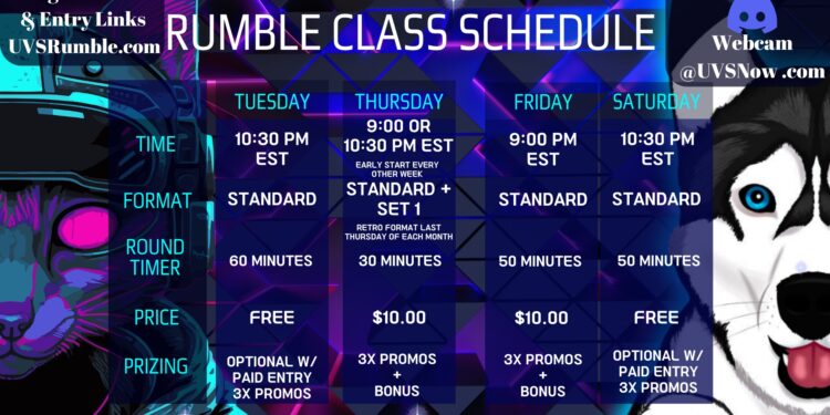 Events Weekly on Tues, Thurs, Fri, and Saturday!