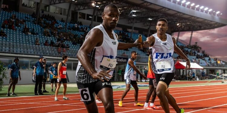 New look Oceania Athletics championships working well, as the Pacific's elite rub shoulders with the veterans