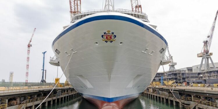 Oceania Cruises Celebrates the Float Out of Allura - Porthole Cruise and Travel