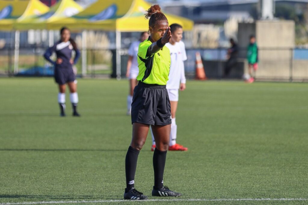 Speed queen Jovita Arunia blazes a trail as a referee