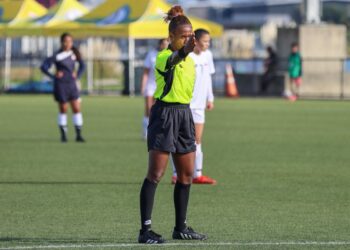 Speed queen Jovita Arunia blazes a trail as a referee