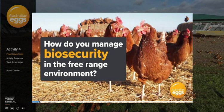 Australian egg farmers gain new biosecurity training tool
