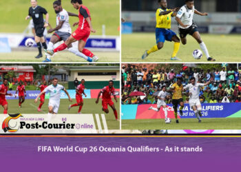 FIFA World Cup 26 Oceania Qualifiers - As it stands