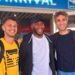 Vanuatu's favourite son Brian Kaltak has arrived home in Port Vila along with his international teammates Jared Clark and Mitch Cooper ahead of Saturday's FIFA World Cup Oceania Qualifier against Samoa at VFF Freshwater Stadium.